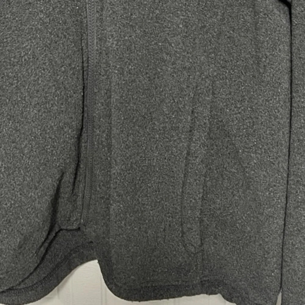 North Face Men's Fleece Jacket size M Gray Full Zip Long Sleeve gorpcore outdoor